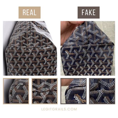 how to spot real vs fake goyard pictures|authentic goyard wallet.